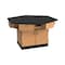 National Public Seating 6-Person Workstation, Chem-Res Top, Cabinet Base, Drawers, Power Strips WSHC-CDP - alternate 5